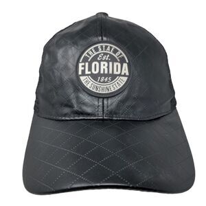 The Stae of Florida The Sunshine State Snapback Hat Black One Size Adjustable